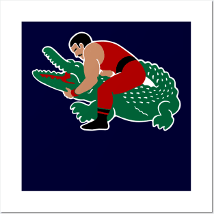 Crocodile Wrangler Posters and Art